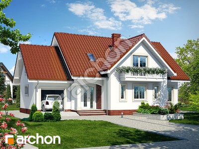 Проєкт будинку ARCHON+ Будинок в лобеліях вер.2 