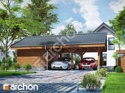 Проєкт будинку ARCHON+ Гаражний навіс Н3