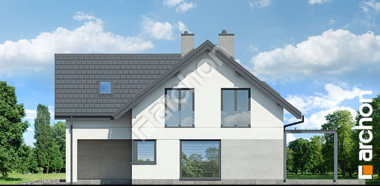 Бочний фасад Будинок в лісовій суниці