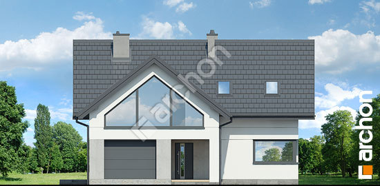 Передній фасад Будинок в лісовій суниці