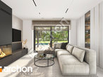Проект дома ARCHON+ Дом в лесной землянике дневная зона (визуализация 1 вид 1)