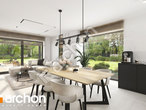 Проект дома ARCHON+ Дом в лесной землянике дневная зона (визуализация 1 вид 5)
