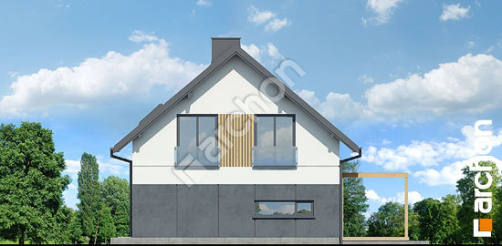 Боковой фасад Дом под сосной 3