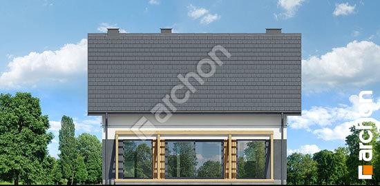 Дворовой фасад Дом под сосной 3