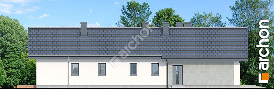 Боковой фасад Дом в грандаросах (Г2) 