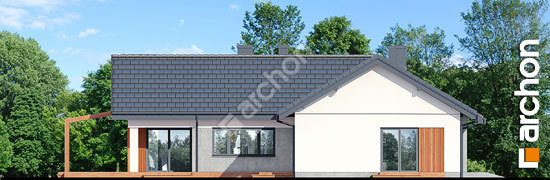 Дворовой фасад Дом в грандаросах (Г2) 