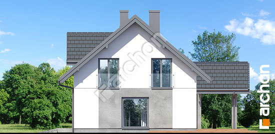 Боковой фасад Дом в яблонках 22