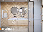 Проект будинку ARCHON+ Будинок в яблонках 22 візуалізація ванни (візуалізація 3 від 1)