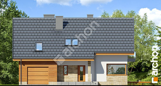 Передний фасад Дом в айдаредах 5 (А)