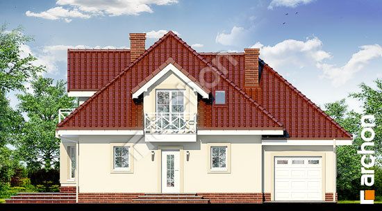 Передний фасад Дом в нектаринах вер.2