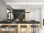 Проект дома ARCHON+ Дом в папаверах 2 (ВЕ) визуализация кухни 1 вид 1