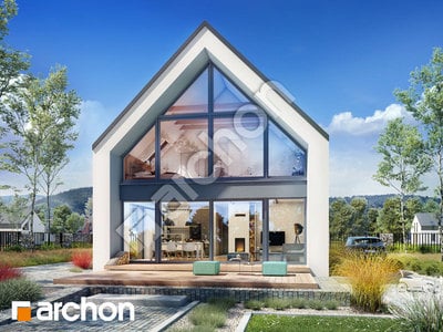 Проект будинку ARCHON+ Будинок у папаверах 2 (ВЕ) Вид 2