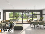 Проект будинку ARCHON+ Будинок у папаверах 2 (ВЕ) денна зона (візуалізація 1 від 1)