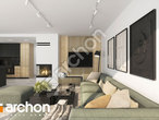 Проект будинку ARCHON+ Будинок у папаверах 2 (ВЕ) денна зона (візуалізація 1 від 6)