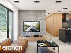 Проект дома ARCHON+ Дом в ирисе (А) дневная зона (визуализация 1 вид 1)