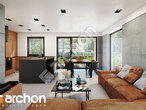 Проект дома ARCHON+ Дом в ирисе (А) дневная зона (визуализация 1 вид 2)