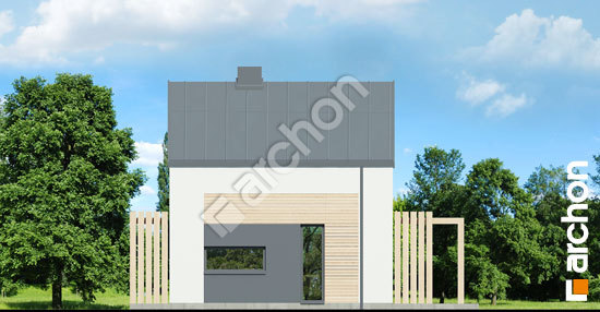 Боковой фасад Летний домик в голокучнике 2 вер.2