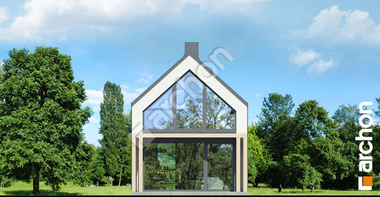 Дворовой фасад Летний домик в голокучнике 2 вер.2