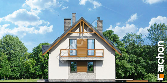 Боковой фасад Дом в землянике 3 вер.2