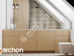 Проект дома ARCHON+ Дом в голокучнике (А) визуализация ванной (визуализация 3 вид 1)