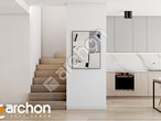 Проект будинку ARCHON+ Будинок в голокупнику (А) денна зона (візуалізація 1 від 6)