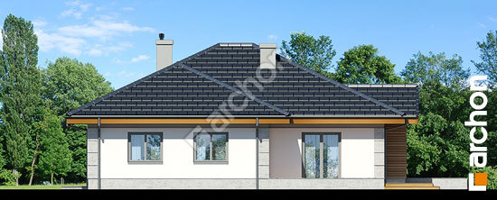 Дворовий фасад Будинок в джонагольдах вер.2