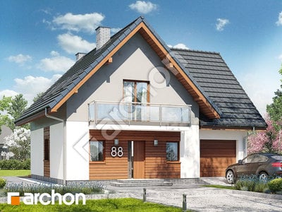 Проект дома ARCHON+ Дом в сон-траве 3 (Г) 