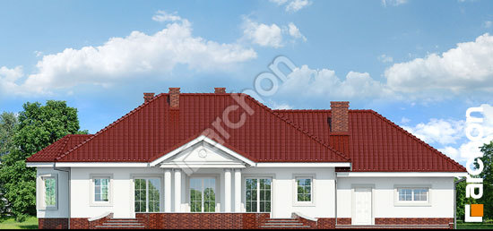 Дворовой фасад Дом в гаурах (Г2)