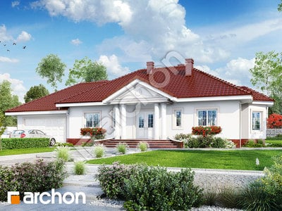 Проект дома ARCHON+ Дом в гаурах (Г2) 