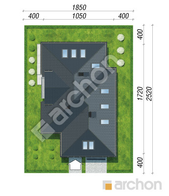 Проект дома ARCHON+ Дом в сосенках Ситуація