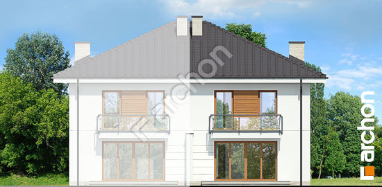 Дворовой фасад Вилла Амелия (Б) вер.2