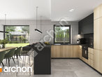 Проект дома ARCHON+ Дом в папаверах 2 визуализация кухни 1 вид 2