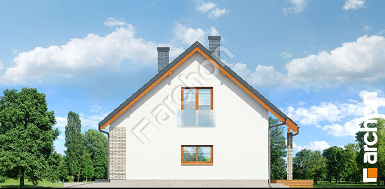 Бочний фасад Будинок в гейджею 4 (Г2Т)