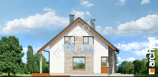 Боковой фасад Дом в гейджее 4 (Г2Т)