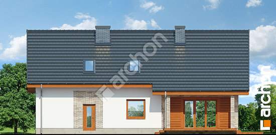 Дворовой фасад Дом в гейджее 4 (Г2Т)