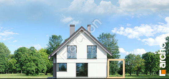 Бочний фасад Будинок в хлорофітумі (АР2)