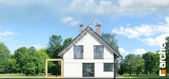 Боковой фасад Дом в хлорофитуме (АР2)