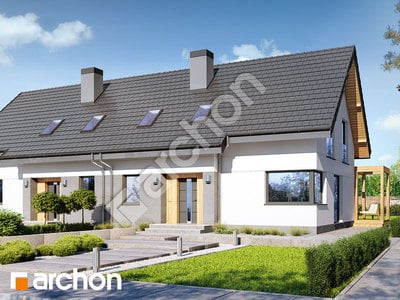 Проект дома ARCHON+ Дом в хлорофитуме (АР2)