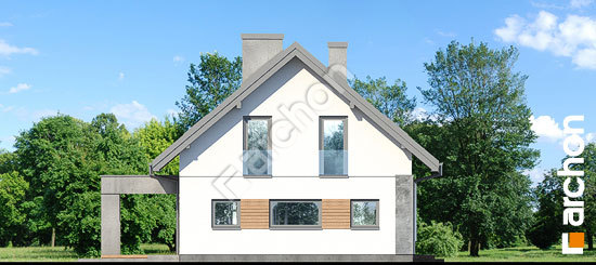 Боковой фасад Дом в малиновках 8 (Г2)