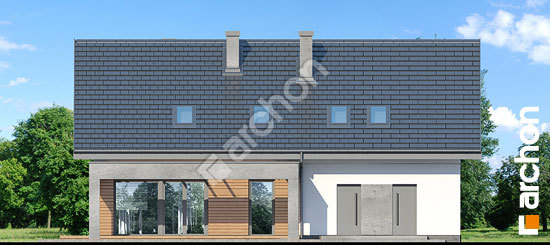 Дворовой фасад Дом в малиновках 8 (Г2)