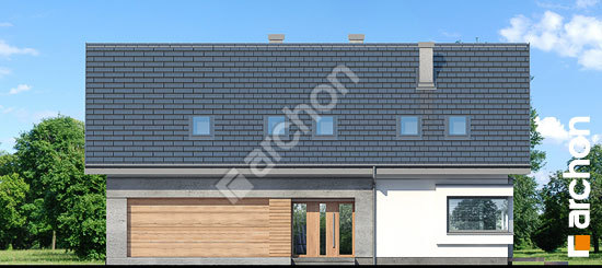 Передній фасад Будинок в малинівці 8 (Г2)