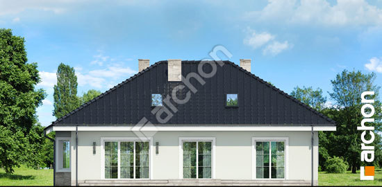 Дворовой фасад Дом под красной рябиной 12 вер. 2