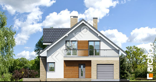 Передний фасад Дом в тимьяне 5 TERMO вер.2