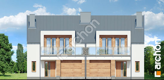 Передній фасад Будинок в клематисах 22 (Р2) вер. 2