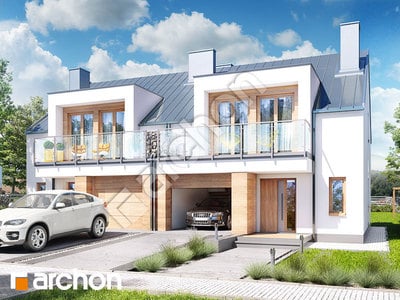 Проєкт будинку ARCHON+ Будинок в клематисах 22 (Р2) вер. 2 