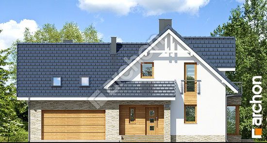 Передний фасад Дом в тамарисках 2 (Г2Н)