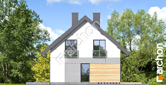 Бочний фасад Будинок в малинівці 11 (ГА)