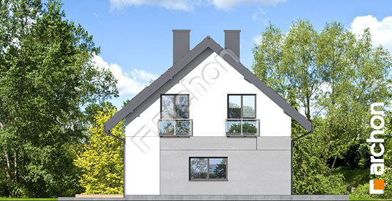 Боковой фасад Дом в малиновках 11 (ГА)