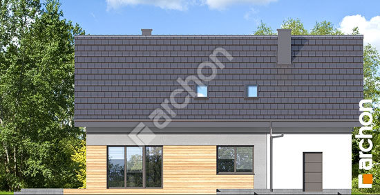 Дворовой фасад Дом в малиновках 11 (ГА)