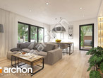 Проект будинку ARCHON+ Будинок в малинівці 11 (ГА) денна зона (візуалізація 1 від 1)